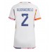 Billige Belgien Toby Alderweireld #2 Udebane Fodboldtrøjer Dame VM 2022 Kortærmet